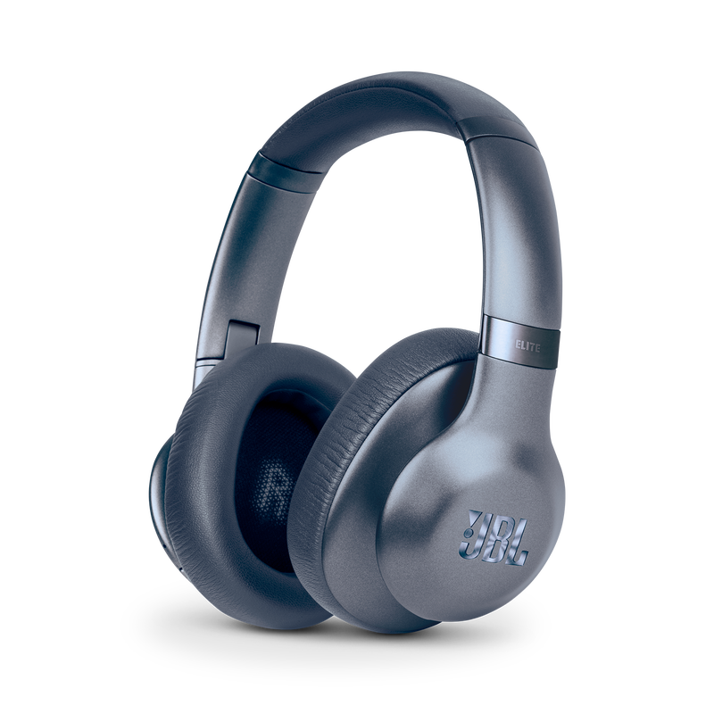 JBL EVEREST™ ELITE 750NC - Blue - Wireless Over-Ear Adaptive Noise Cancelling headphones - Hero image number null